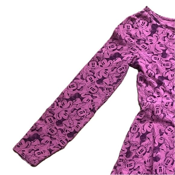 Kohl's Jumping Beans Disney Minnie Mouse Girl’s Long Sleeved Dress Mauve Size 7 - Picture 3 of 8